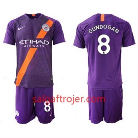 Manchester City Fodboldtrøjer Gundogan 8 Børn 3. sæt 2018/19 Kort ærmer